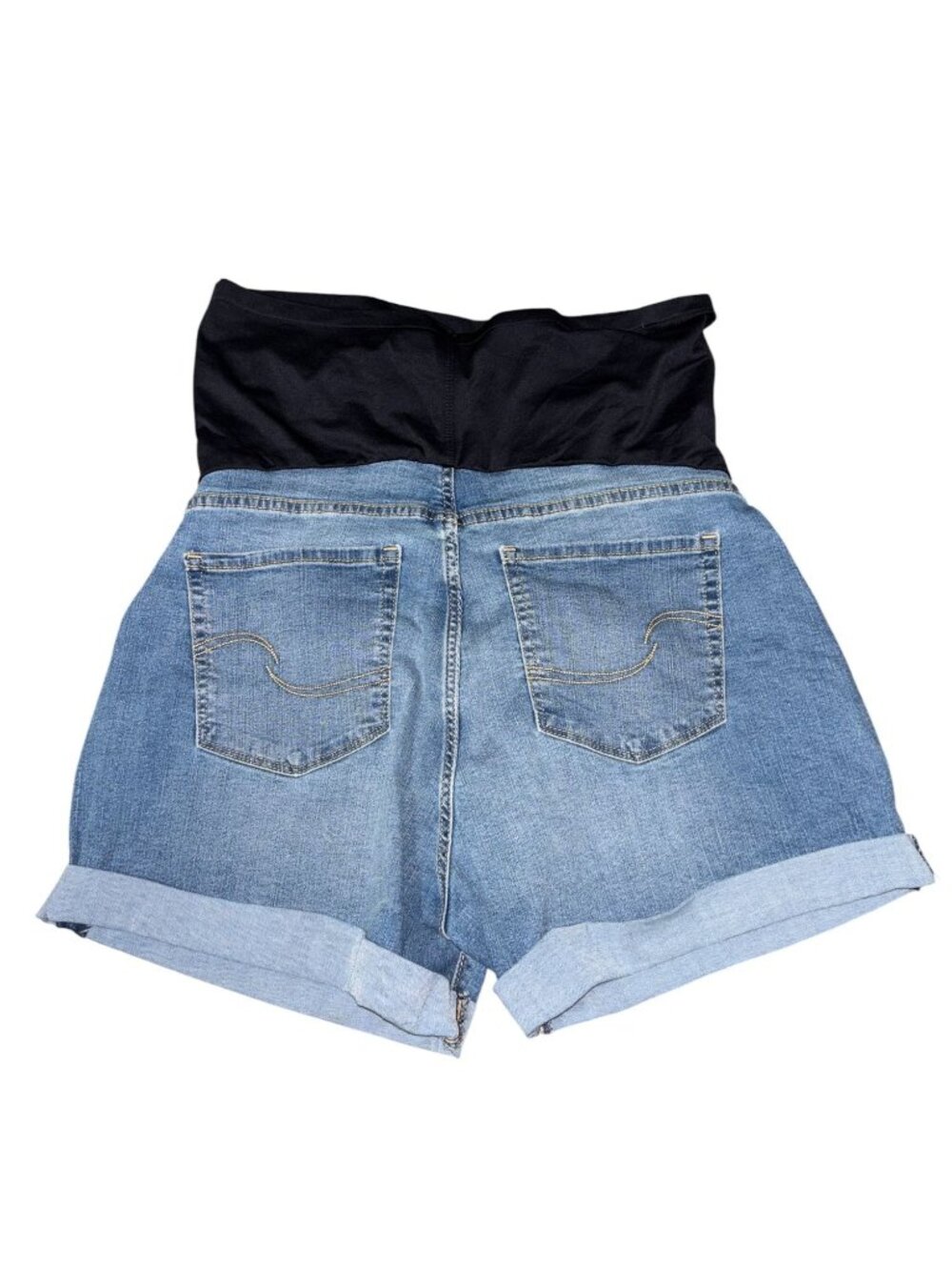 Levi's Signature Maternity Shortie Denim Shorts XL - Picture 6 of 6